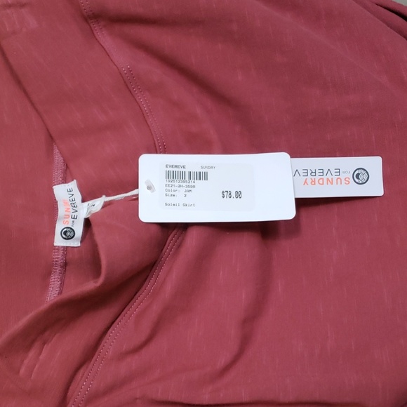 NWT Sundry for Evereve jam soleil soft stretchy skirt size 2 - Picture 3 of 3